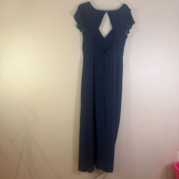 Modcloth Navy You’re Flowing Places Dress 10 - Picture 8 of 8